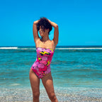 Maillot 1 pièce Réversible Happy Rose